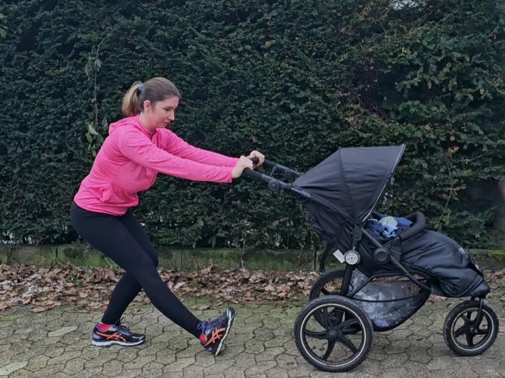 Kinderwagenschieben und Sport