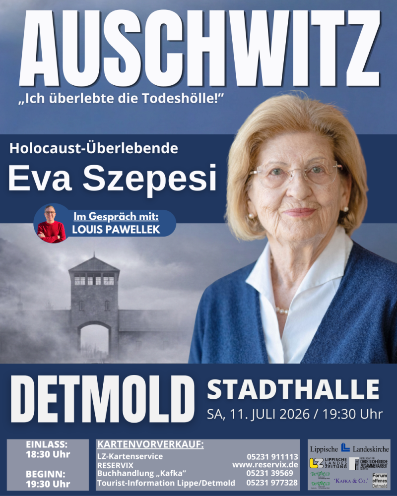 Auschwitz-Überlebende kommt nach Detmold 