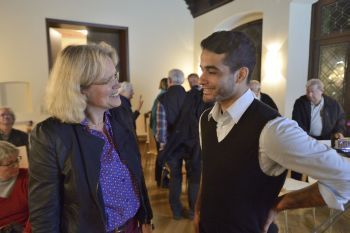 Religionen im Gespräch - Im Gespräch: Hochschulpfarrerin Dr. Katharina Kleine Vennekate und Dr. Amir Dziri.