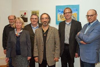 Aufklärung oder Beeinflussung? - Monika Korbach (2. von links) und Dieter Bökemeier (2. von rechts) moderierten das Marktplatzgespräch mit Armin Scholl, Tobias Treseler, Mario Krebs und Thorsten Engelhardt (von links).